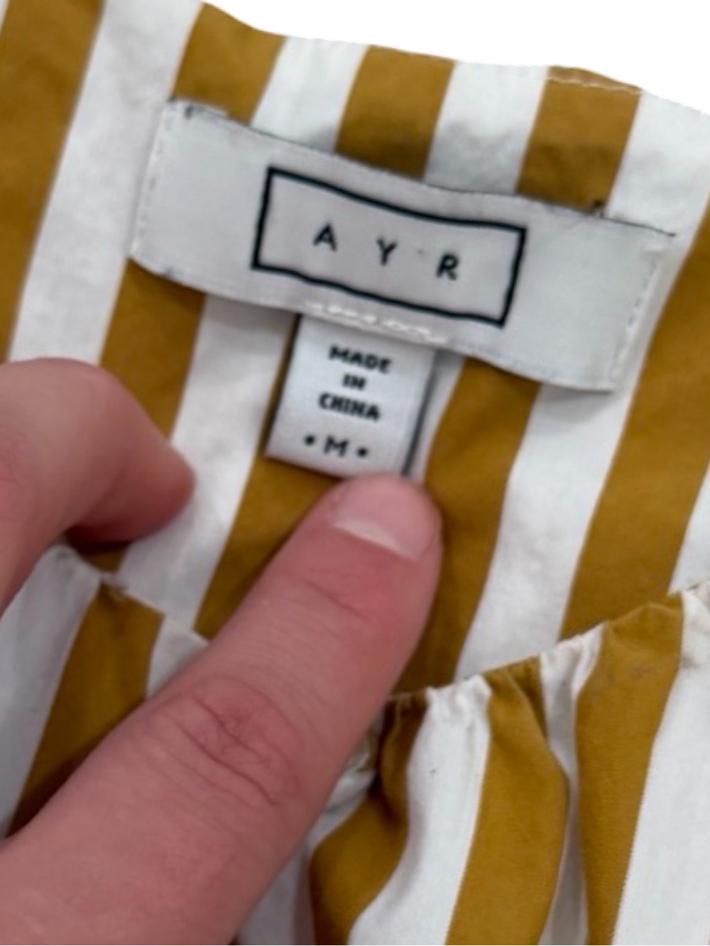 AYR Puff Puff Striped Blouse - Picture 7 of 8